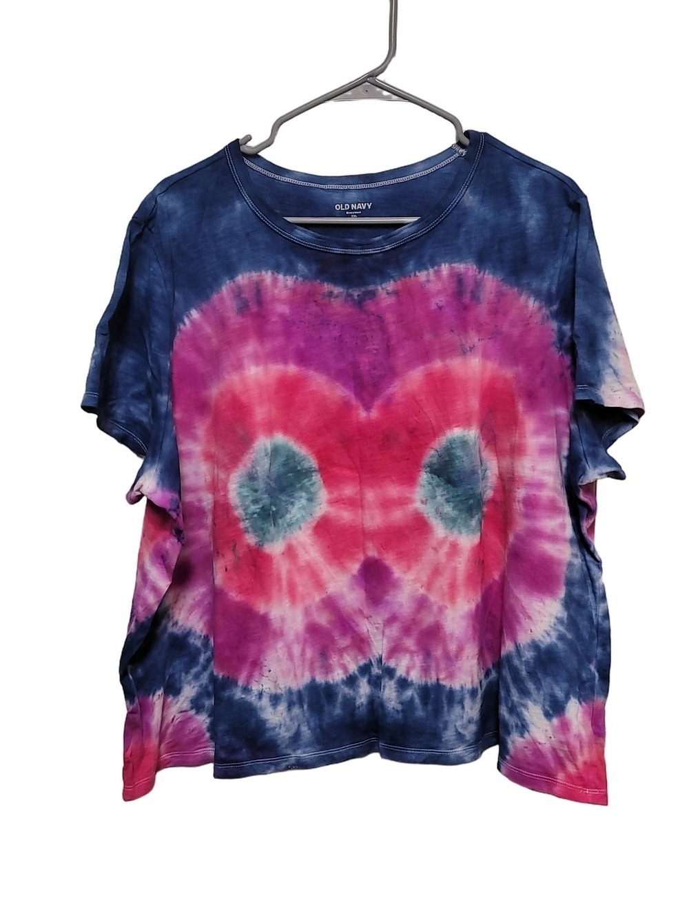 Old Navy "Everyday" crew neck tie-dye t-shirt Sz XXL